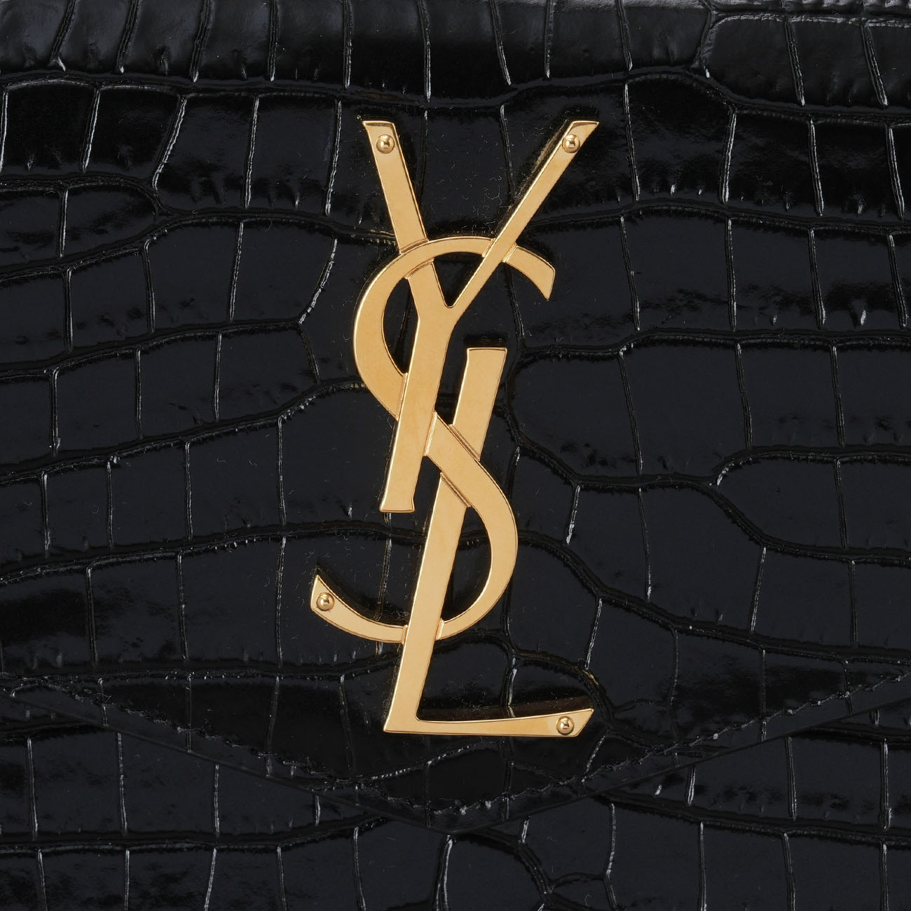 YVES SAINT LAURENT(USED)생로랑 565739 크로커다일 업타운 파우치